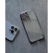 Пластиковый чехол GLITTER для iPhone 14 Pro фиолетовый
