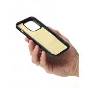 Силиконовый чехол Slim Ring Glamour с поддержкой MagSafe для iPhone 14 Pro black