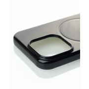 Силиконовый чехол Slim Ring Glamour с поддержкой MagSafe для iPhone 14 Pro black