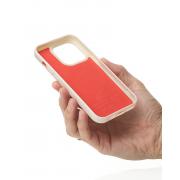 Силиконовый чехол Slim Ring Glamour с поддержкой MagSafe для iPhone 14 Pro natural titanium