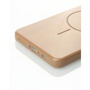 Силиконовый чехол Slim Ring Glamour с поддержкой MagSafe для Samsung A06 desert titanium