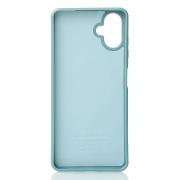 Силиконовый чехол Slim Ring Glamour с поддержкой MagSafe для Samsung A06 wave blue