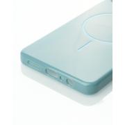 Силиконовый чехол Slim Ring Glamour с поддержкой MagSafe для Samsung A06 wave blue