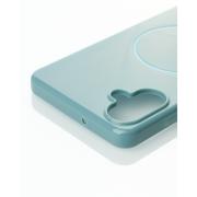 Силиконовый чехол Slim Ring Glamour с поддержкой MagSafe для Samsung A06 wave blue