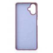 Силиконовый чехол Slim Ring Glamour с поддержкой MagSafe для Samsung A06 deep purple