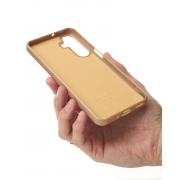 Силиконовый чехол Slim Ring Glamour с поддержкой MagSafe для Samsung A16 desert titanium