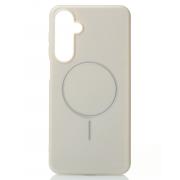 Силиконовый чехол Slim Ring Glamour с поддержкой MagSafe для Samsung A16 natural titanium