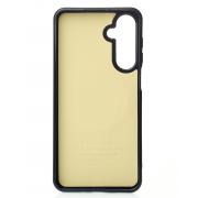 Силиконовый чехол Slim Ring Glamour с поддержкой MagSafe для Samsung A16 black