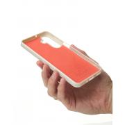 Силиконовый чехол Slim Ring Glamour с поддержкой MagSafe для Samsung A16 natural titanium