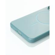 Чехол Glamour Case with MagSafe для Samsung A56 wave blue