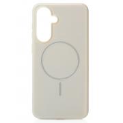 Чехол Glamour Case with MagSafe для Samsung A56 natural titanium