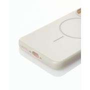 Чехол Glamour Case with MagSafe для Samsung A56 natural titanium
