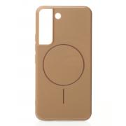Чехол Glamour Case with MagSafe для Samsung S21 FE desert titanium