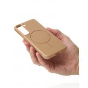 Чехол Glamour Case with MagSafe для Samsung S21 FE desert titanium