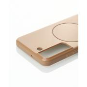 Чехол Glamour Case with MagSafe для Samsung S21 FE desert titanium