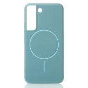 Чехол Glamour Case with MagSafe для Samsung S21 FE wave blue