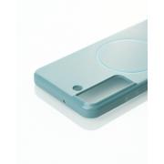 Чехол Glamour Case with MagSafe для Samsung S21 FE wave blue