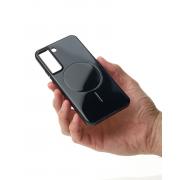 Чехол Glamour Case with MagSafe для Samsung S21 FE black