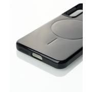 Чехол Glamour Case with MagSafe для Samsung S21 FE black