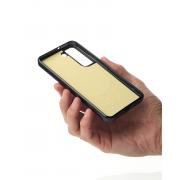 Чехол Glamour Case with MagSafe для Samsung S21 FE black