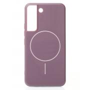 Чехол Glamour Case with MagSafe для Samsung S21 FE deep purple