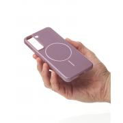 Чехол Glamour Case with MagSafe для Samsung S21 FE deep purple