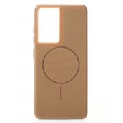 Чехол Glamour Beats Case with MagSafe для Samsung S21 Ultra desert titanium