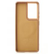 Чехол Glamour Beats Case with MagSafe для Samsung S21 Ultra desert titanium