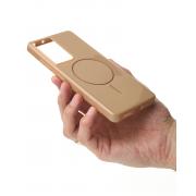 Чехол Glamour Beats Case with MagSafe для Samsung S21 Ultra desert titanium