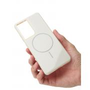 Чехол Glamour Beats Case with MagSafe для Samsung S21 Ultra natural titanium