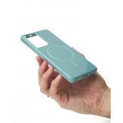 Чехол Glamour Beats Case with MagSafe для Samsung S21 Ultra wave blue