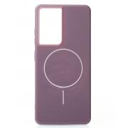 Чехол Glamour Beats Case with MagSafe для Samsung S21 Ultra deep purple