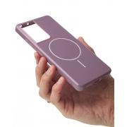 Чехол Glamour Beats Case with MagSafe для Samsung S21 Ultra deep purple