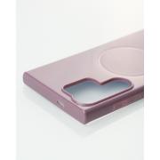 Силиконовый чехол Slim Ring Glamour с поддержкой MagSafe для Samsung S22 Ultra deep purple