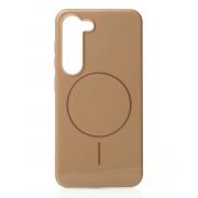 Чехол Glamour Beats Case with MagSafe для Samsung S23 desert titanium