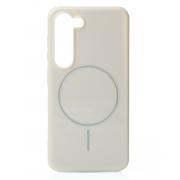 Чехол Glamour Beats Case with MagSafe для Samsung S23 natural titanium