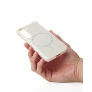 Чехол Glamour Beats Case with MagSafe для Samsung S23 natural titanium