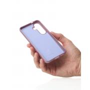Силиконовый чехол Slim Ring Glamour с поддержкой MagSafe для Samsung S24 deep purple