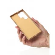 Силиконовый чехол Slim Ring Glamour с поддержкой MagSafe для Samsung S24 Ultra desert titanium