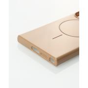 Силиконовый чехол Slim Ring Glamour с поддержкой MagSafe для Samsung S24 Ultra desert titanium