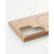 Силиконовый чехол Slim Ring Glamour с поддержкой MagSafe для Samsung S24 Ultra desert titanium