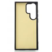 Силиконовый чехол Slim Ring Glamour с поддержкой MagSafe для Samsung S24 Ultra black