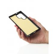 Силиконовый чехол Slim Ring Glamour с поддержкой MagSafe для Samsung S24 Ultra black