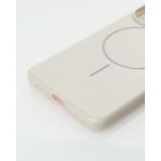 Чехол Glamour Case with MagSafe для Samsung S25 Edge natural titanium