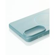 Чехол Glamour Case with MagSafe для Samsung S25 Edge wave blue