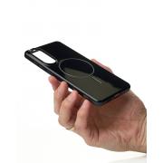 Чехол Glamour Case with MagSafe для Samsung S25 Edge black