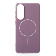 Чехол Glamour Case with MagSafe для Samsung S25 Edge deep purple