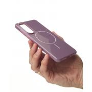 Чехол Glamour Case with MagSafe для Samsung S25 Edge deep purple