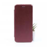 чехол-книга 360 для Xiaomi Redmi 10 Prime MATTE бордовый