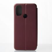 чехол-книга 360 для Motorola E40 STANDARD бордовый